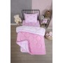 ETE HOMETEX TEK KİŞİLİK LÜX WELSOFT YORGAN SETİ PRENSES PEMBE 155X215CM 8696474231856